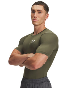 Póló Under Armour Hg Armour Comp SS T-Shirt Green XXL