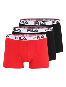 FILA Boxeralsók rikító piros / fekete / fehér