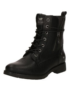 MUSTANG Fűzős rövid szárú csizmák fekete