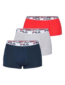FILA Boxeralsók tengerészkék / szürke / vérvörös / fehér