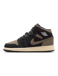 Nike Air Jordan 1 Mid SE Older Kids' Shoes - Black