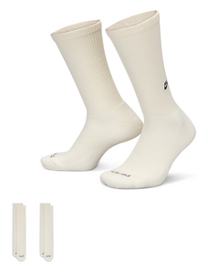 Nike Everyday Cushioned Crew Socks (2 Pairs) - White