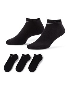 Nike Everyday Cushioned Training No-Show Socks (3 Pairs) - Black