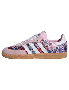ADIDAS ORIGINALS Sportcipő 'Adidas Originals x Liberty London Samba OG' kék / rózsaszín / sötétvörös / fehér