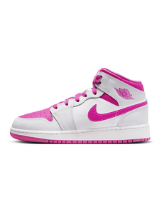 Nike Air Jordan 1 Mid Older Kids' Shoes - Grey