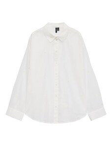 VERO MODA Blúz 'VMOdona' sárga / fehér