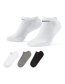 Nike Everyday Cushioned Training No-Show Socks (3 Pairs) - Multi-Colour