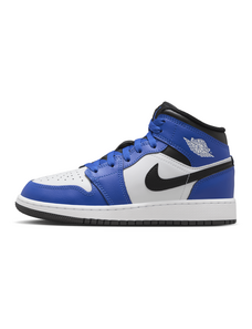 Nike Air Jordan 1 Mid Older Kids' Shoes - Blue