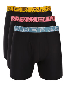 3PACK férfi boxeralsó Under Armour fekete