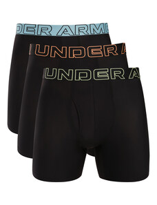 3PACK férfi boxeralsó Under Armour fekete