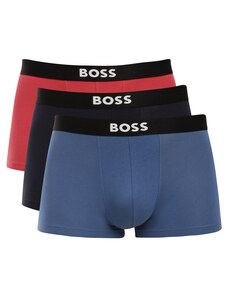 3PACK férfi boxeralsó BOSS többszínű