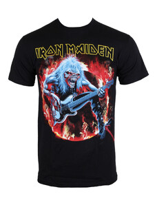 Metál póló férfi Iron Maiden - Fear Live Flames - ROCK OFF - IMTEE07MB