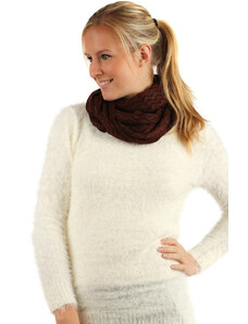 Glara Women's knitted patterned scarf