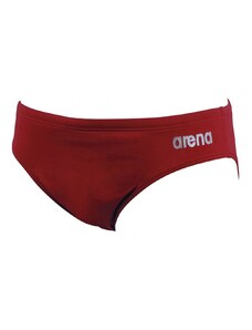 Arena solid brief red 32