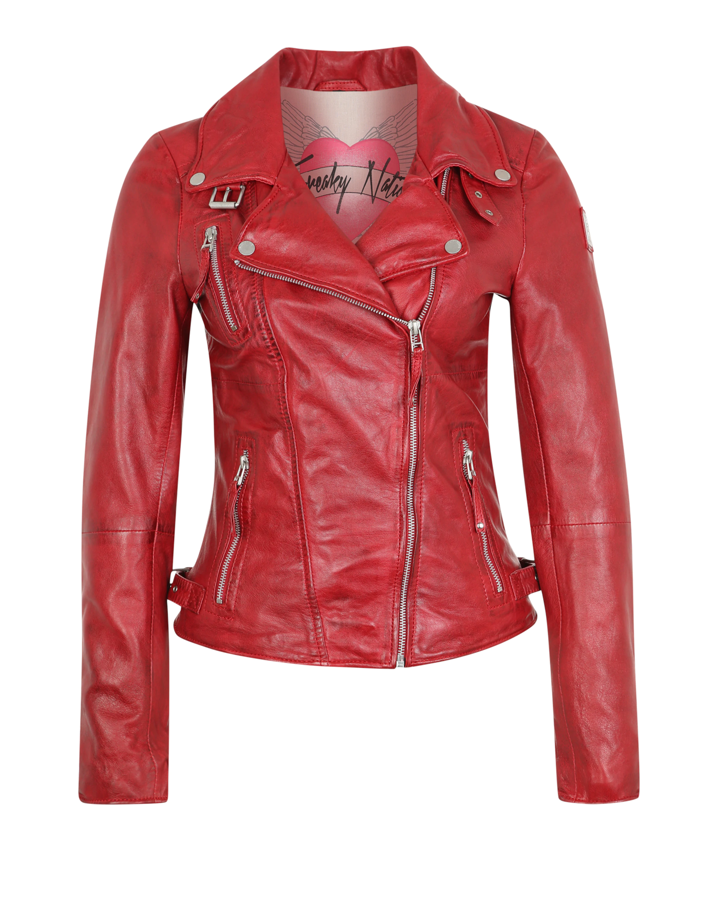 FREAKY NATION Átmeneti dzseki 'Bikerprincess' piros GLAMI.hu TALLY WEIJL, piros női dzsekik és kabátok GLAMI.hu