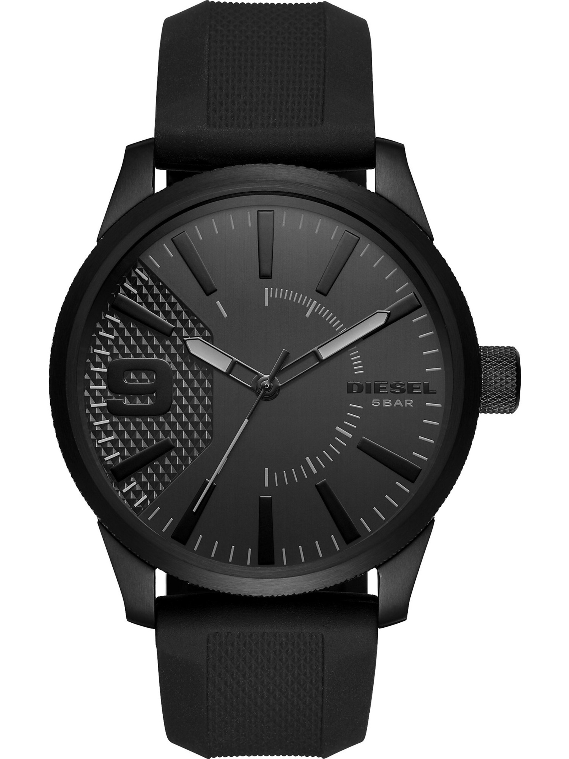 DIESEL Analóg órák szürke / fekete