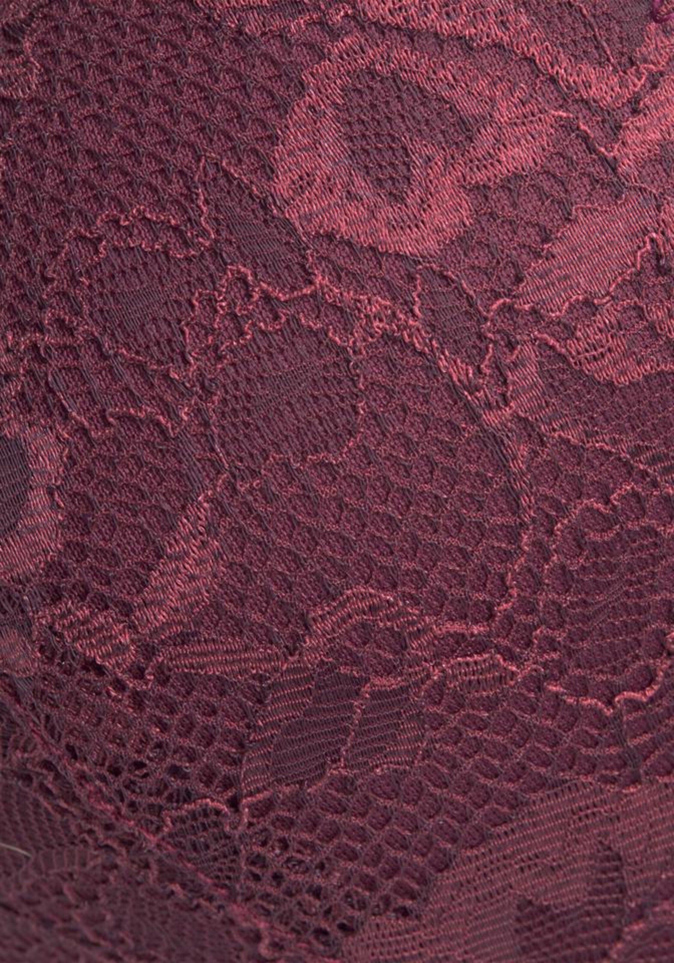 LASCANA Melltartó burgundi vörös