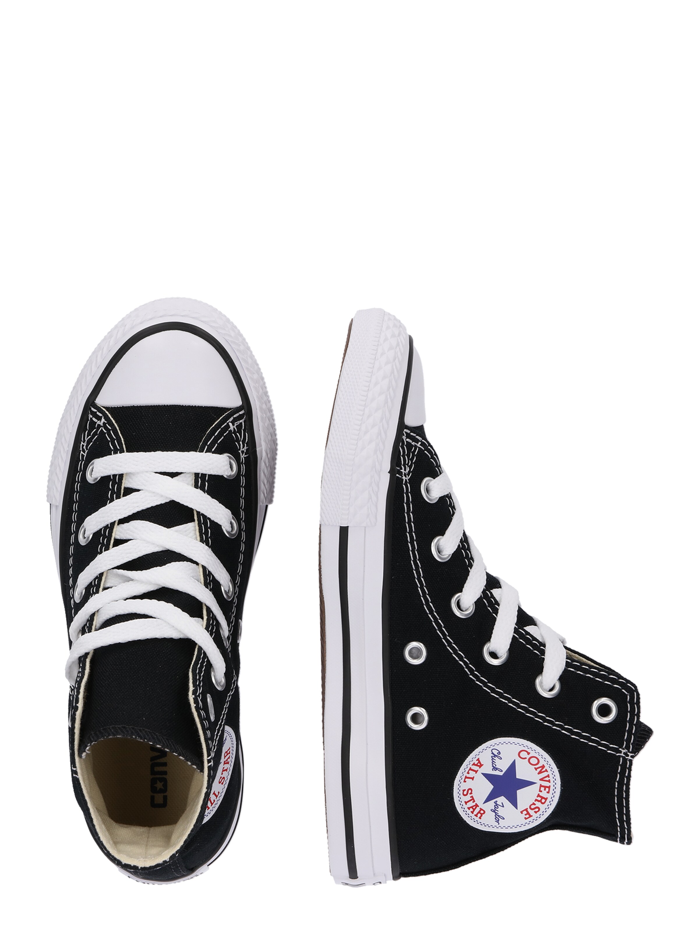 CONVERSE Sportcipő 'Chuck Taylor All Star' fekete / fehér