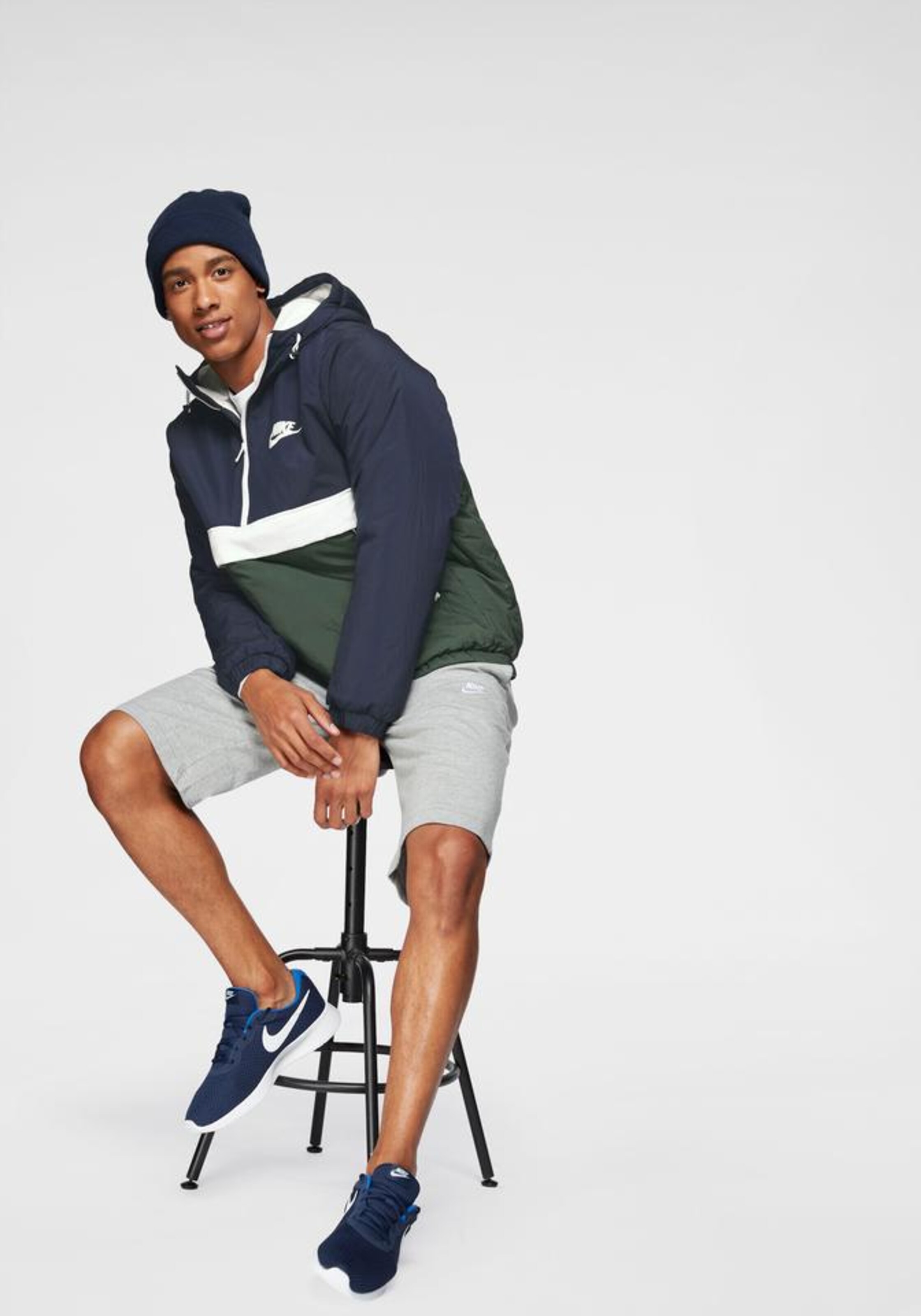 Nike Sportswear Póló 'Futura' piros / fehér