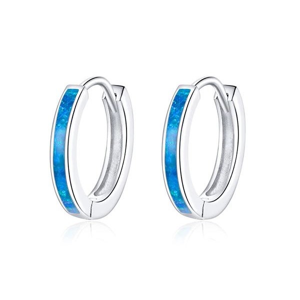 Ékszerkirály Ezüst fülbevaló, opál