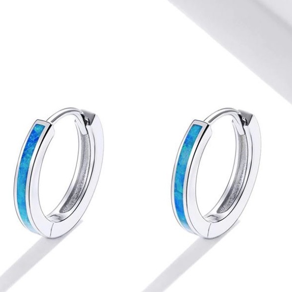 Ékszerkirály Ezüst fülbevaló, opál