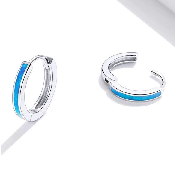 Ékszerkirály Ezüst fülbevaló, opál