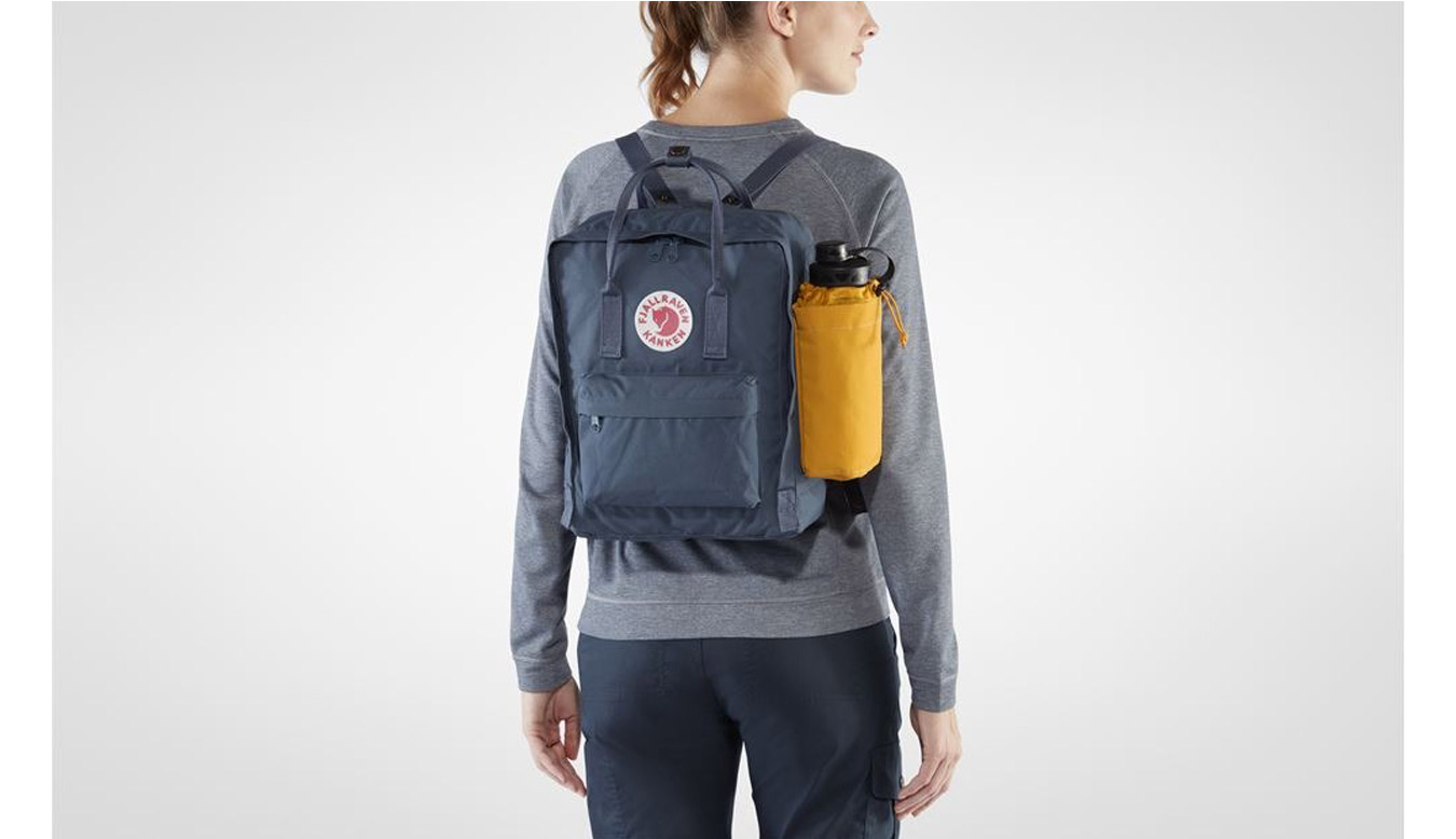 Fjällräven Kånken Bottle Pocket Unisex - Hátizsákok és táskák Fjällräven - Fekete - F23793-550-One-size