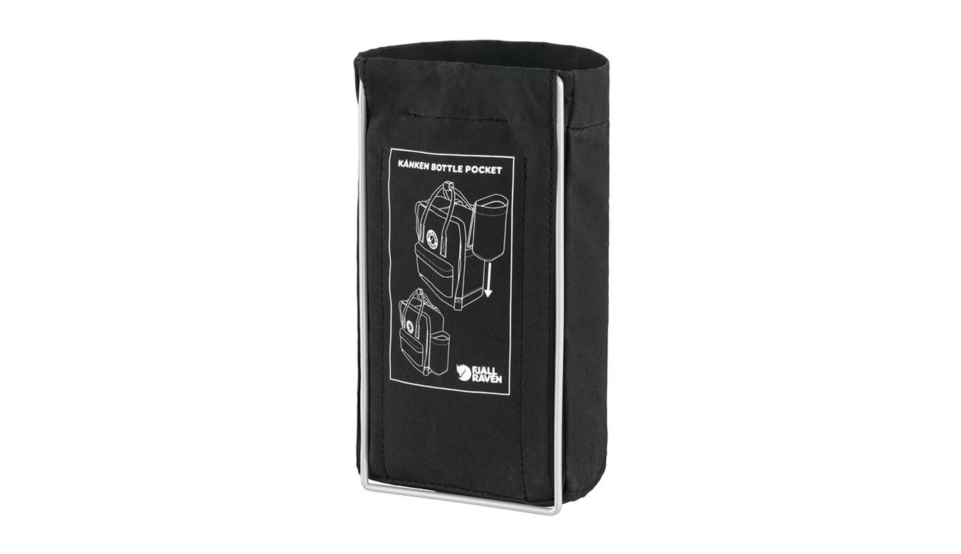 Fjällräven Kånken Bottle Pocket Unisex - Hátizsákok és táskák Fjällräven - Fekete - F23793-550-One-size