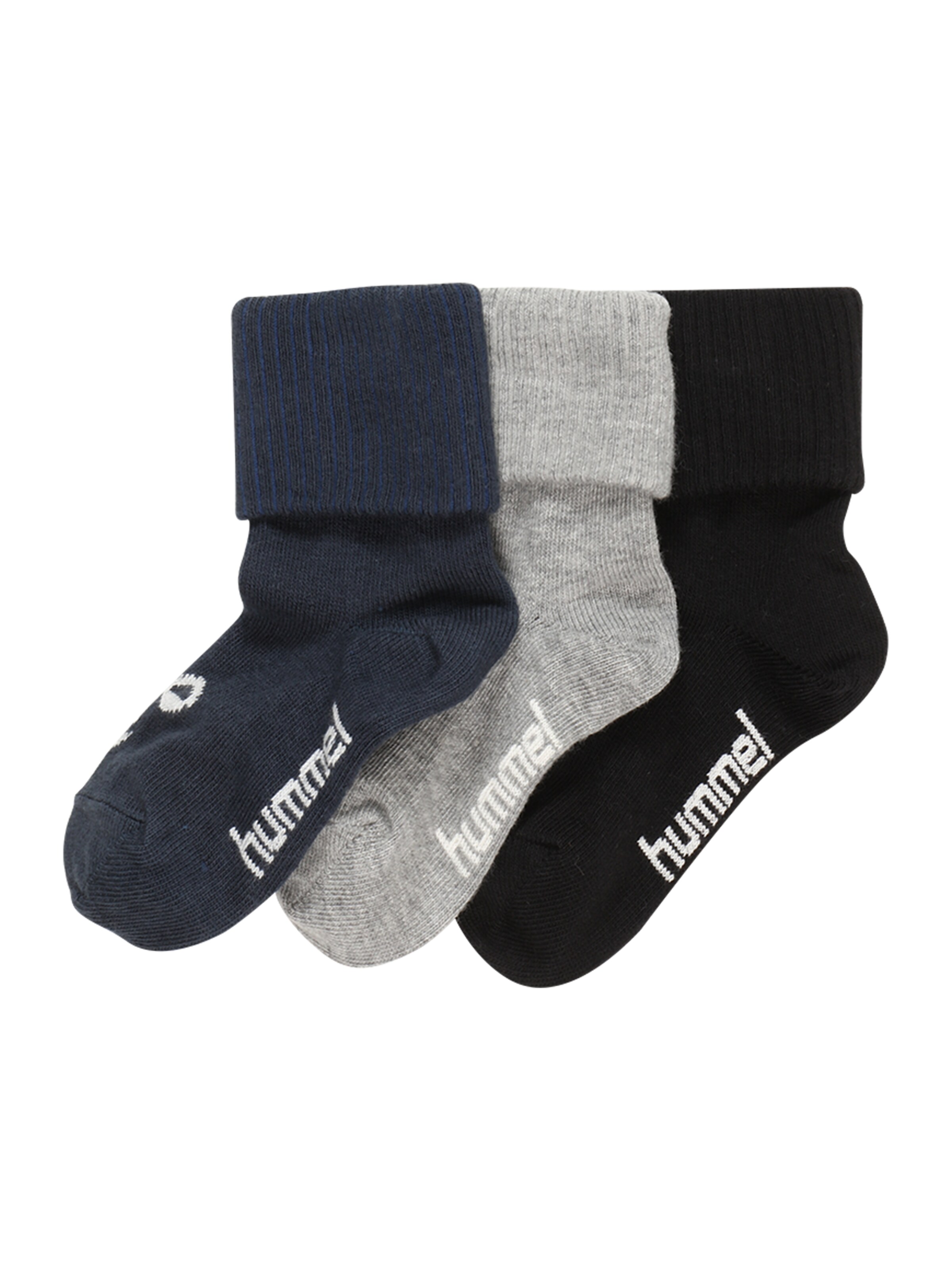 Hummel Zokni 'Sora' tengerészkék / szürke melír / fekete / fehér