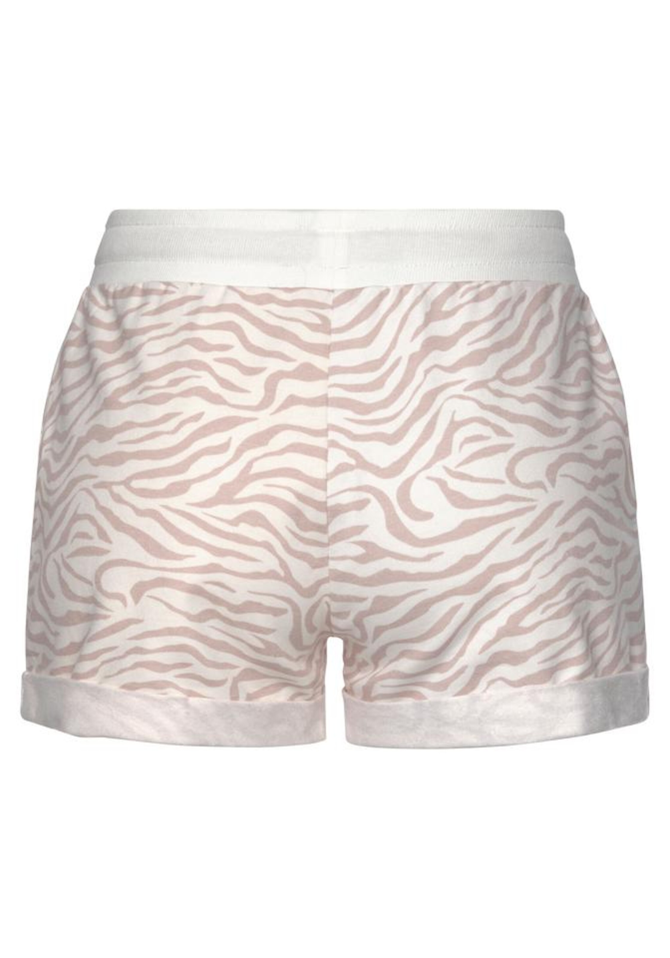 LASCANA Pizsama nadrágok rózsaszín / fehér