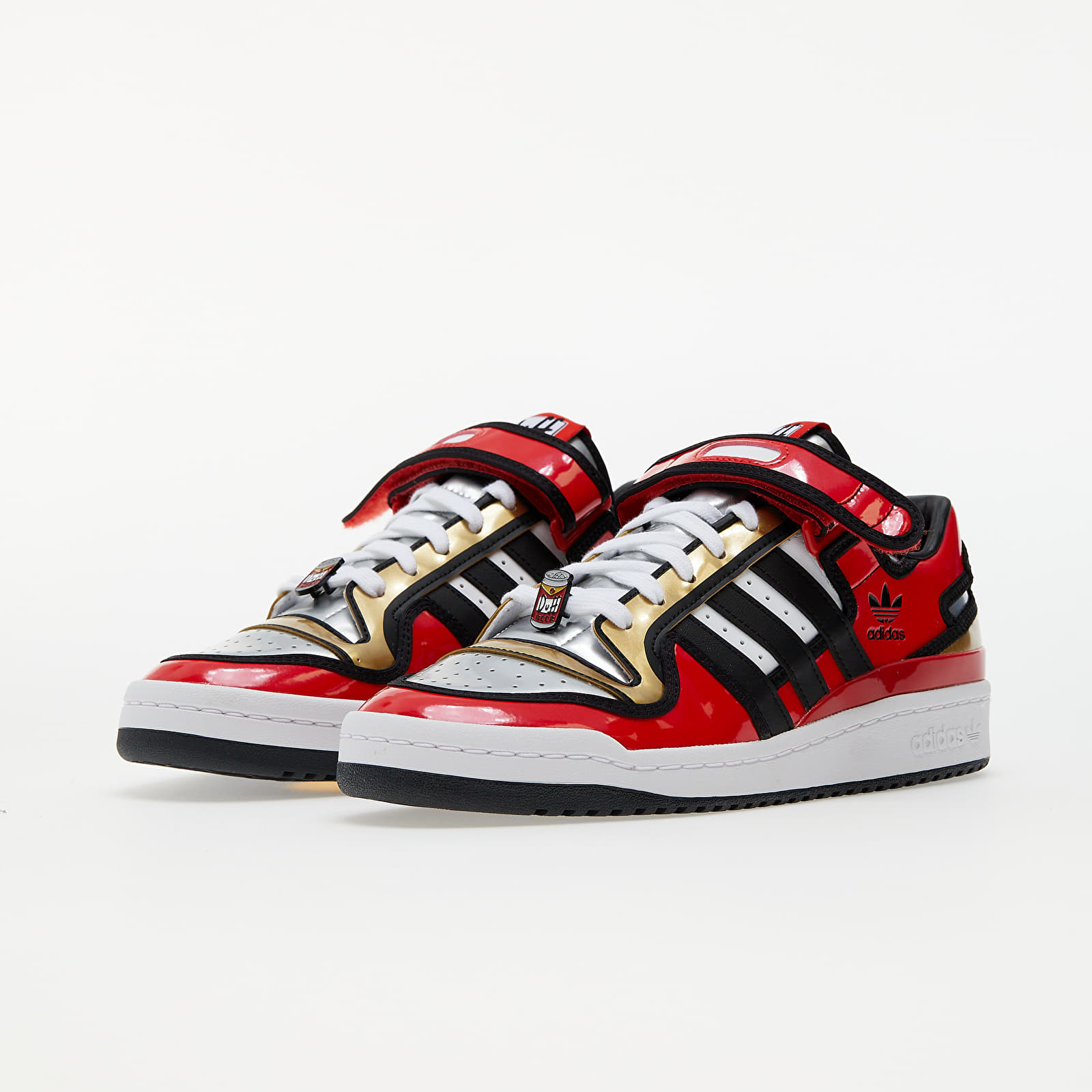 adidas Originals adidas x The Simpsons Forum 84 Low Red/ Core Black/ Ftw White - GLAMI.hu