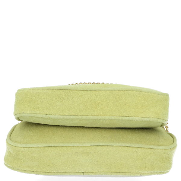 Bőr táska univerzális Vittoria Gotti lime B40