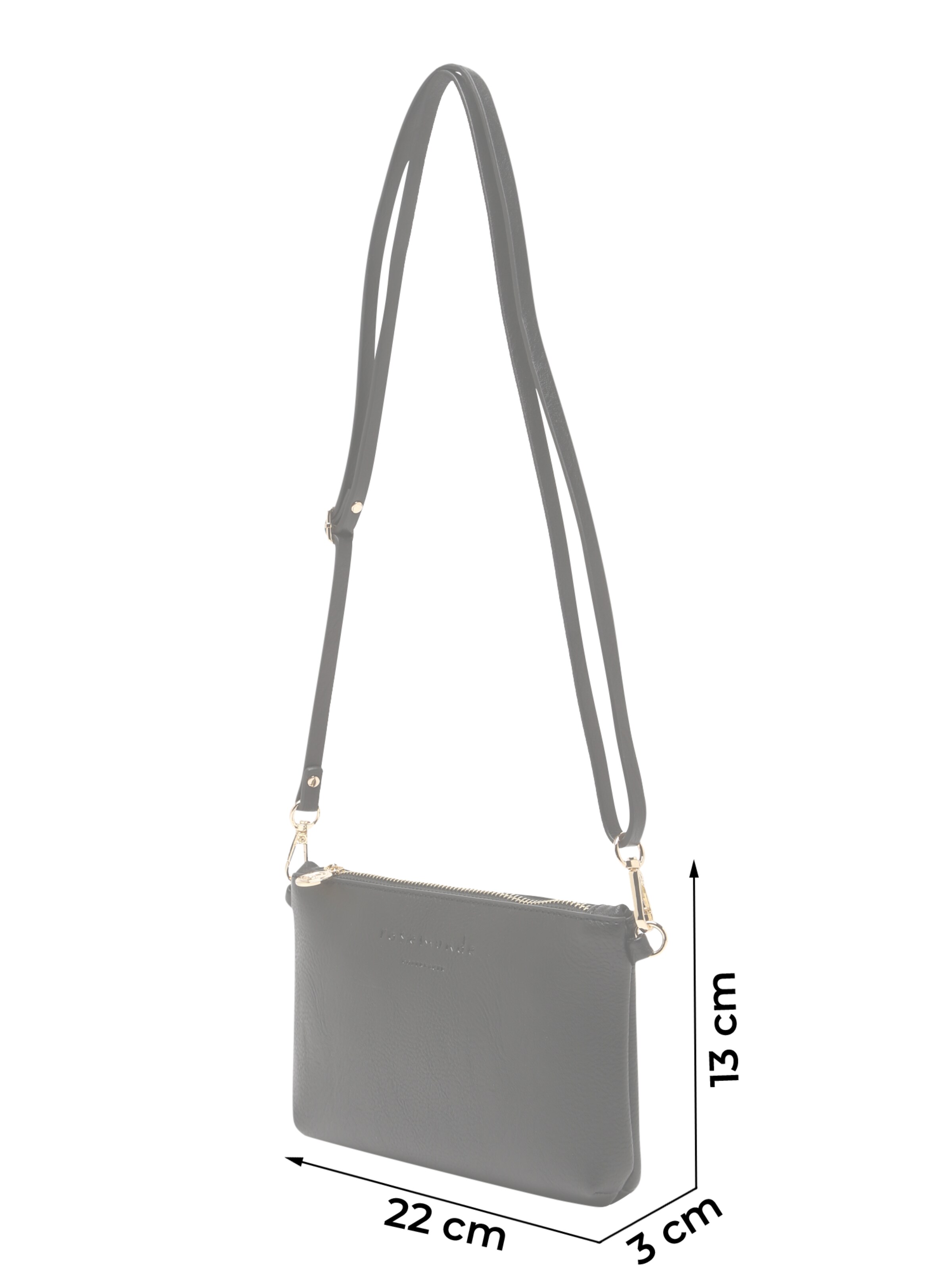 rosemunde Party táska fekete