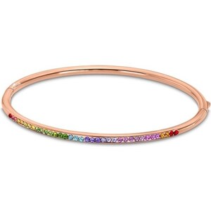 Bracciale Lotus Style Bliss LS2111-2/1 In Acciaio Inossidabile 316L Per Donna, Lunghezza 61 Mm, Con Finiture Rosa E Cuori. - 4