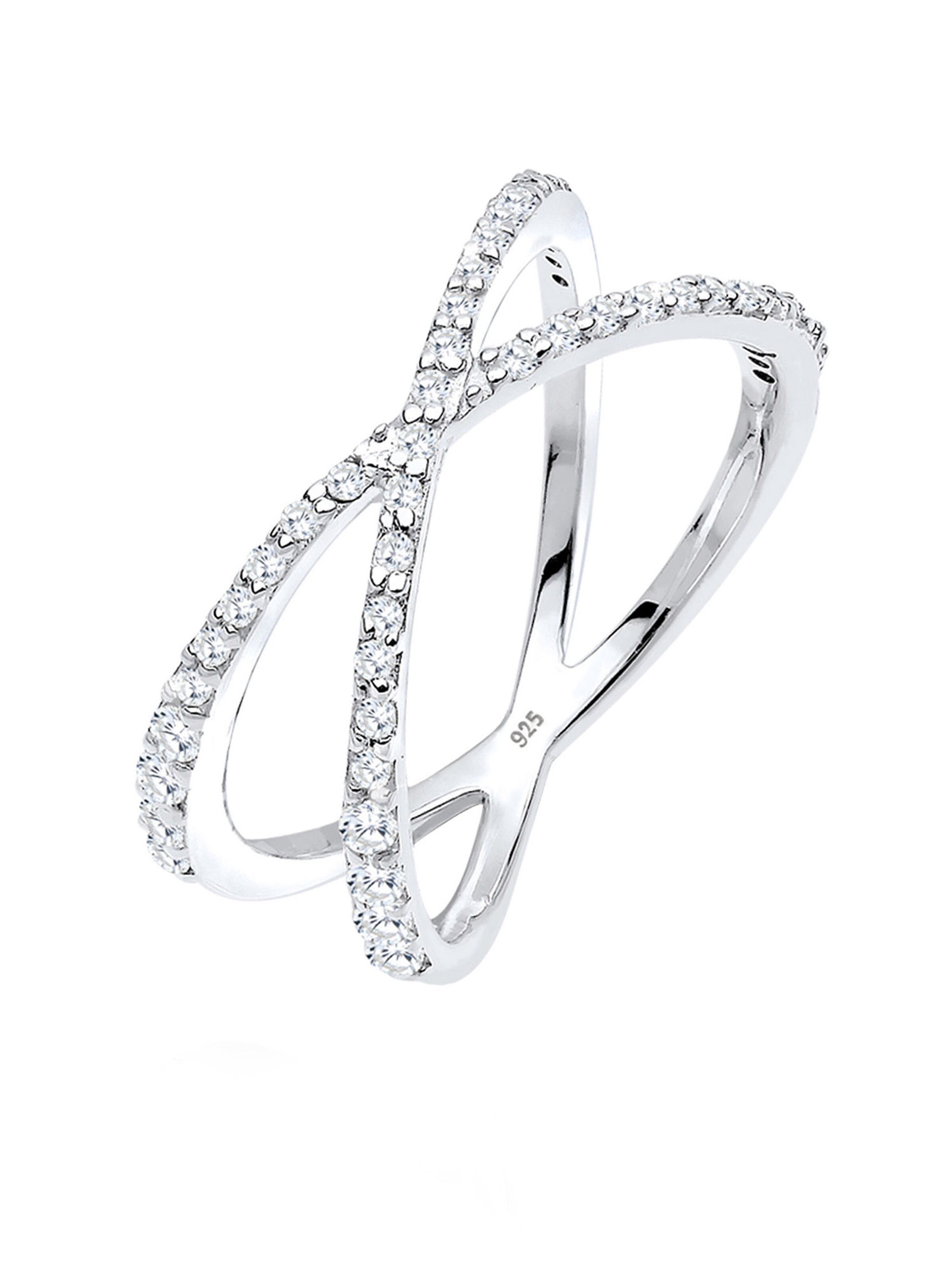 ELLI Gyűrűk ezüst / átlátszó