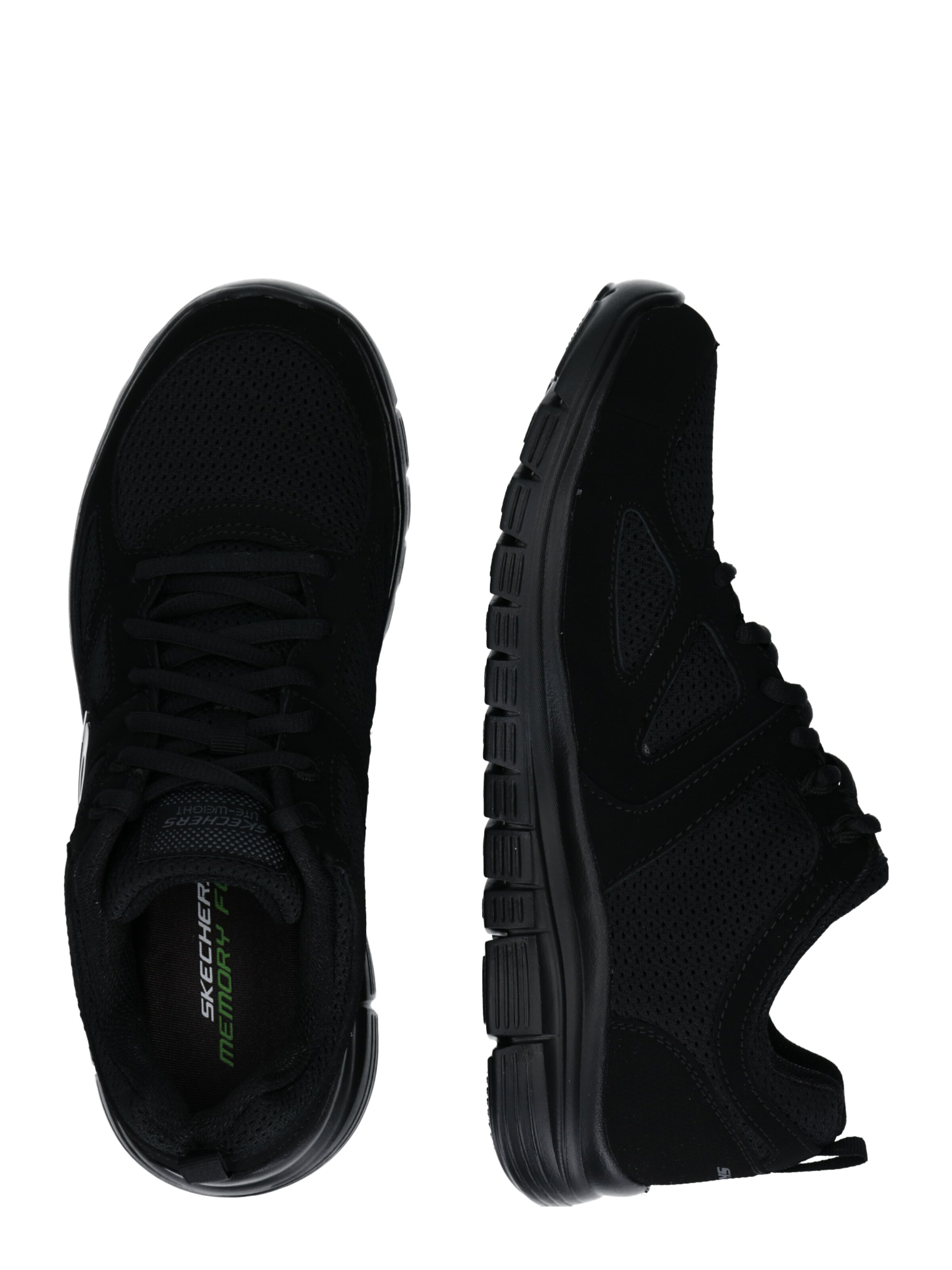 SKECHERS Rövid szárú sportcipők 'Burns Agoura' szürke / fekete