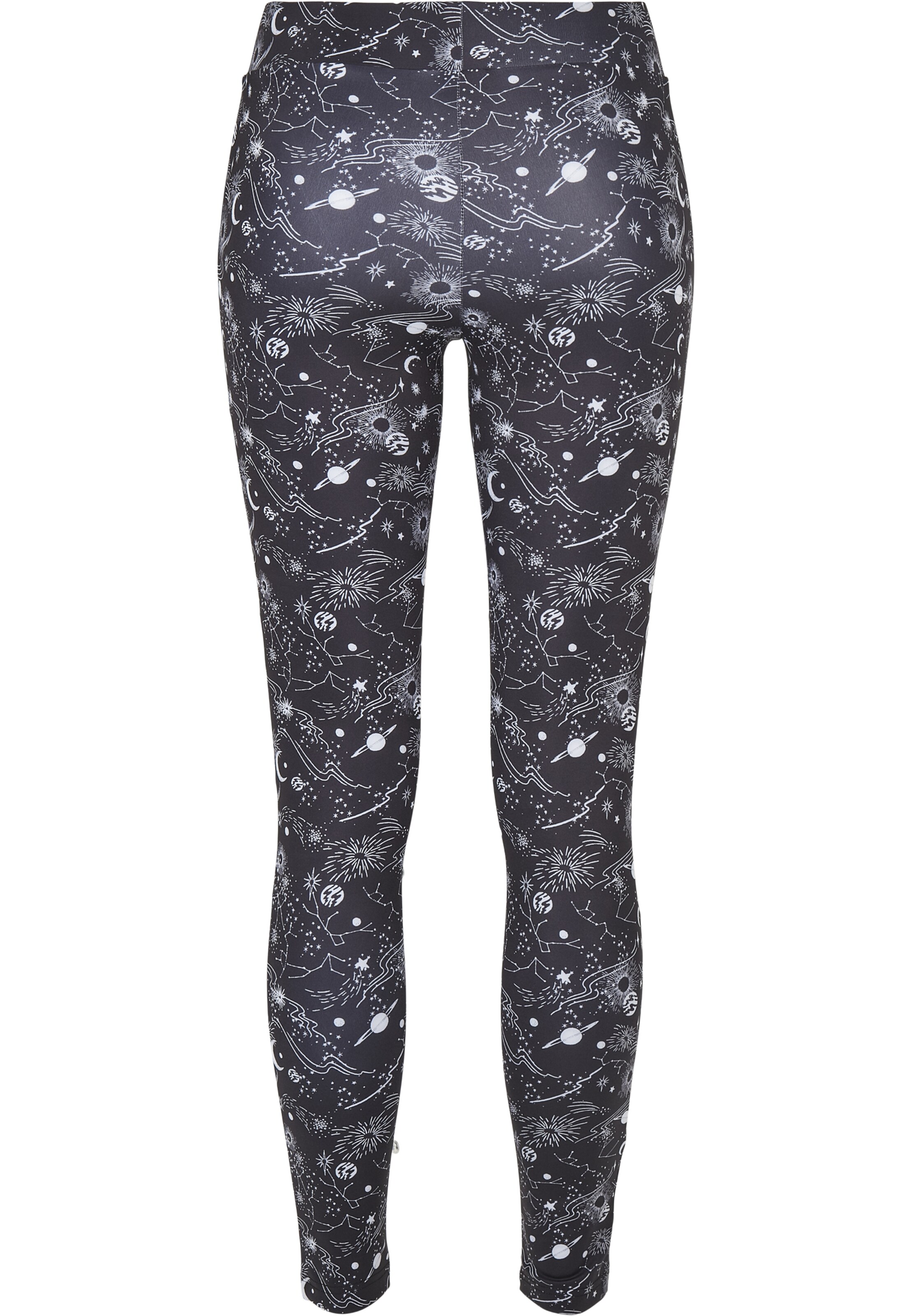 Urban Classics Leggings fekete / fehér