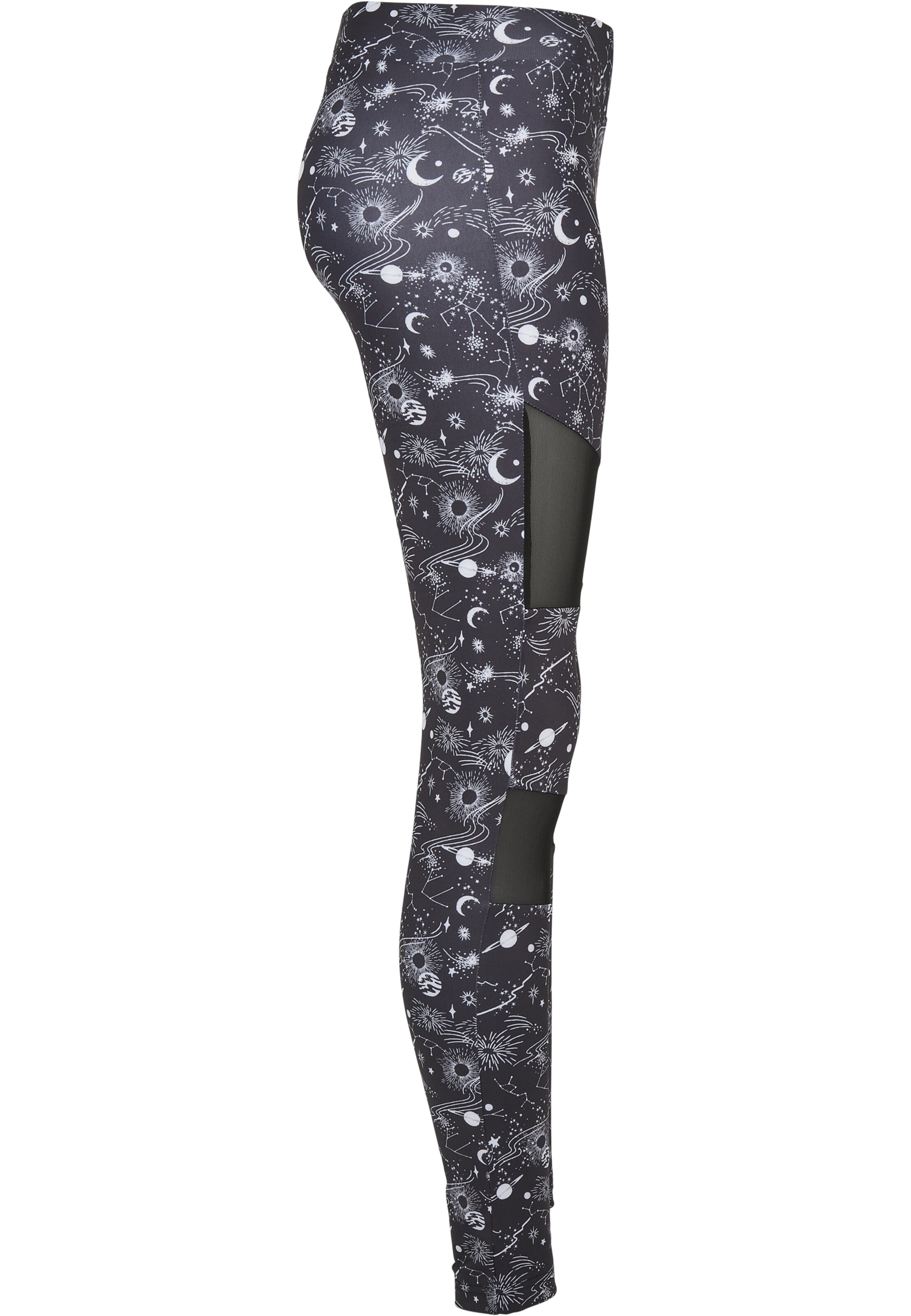Urban Classics Leggings fekete / fehér