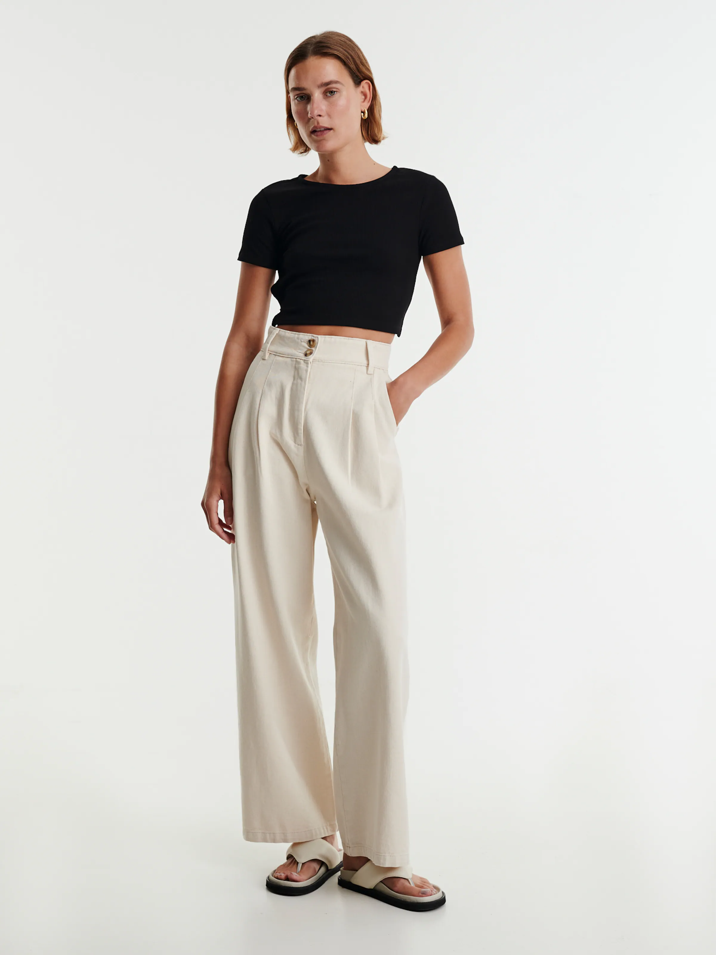 EDITED Póló 'Anke' fekete