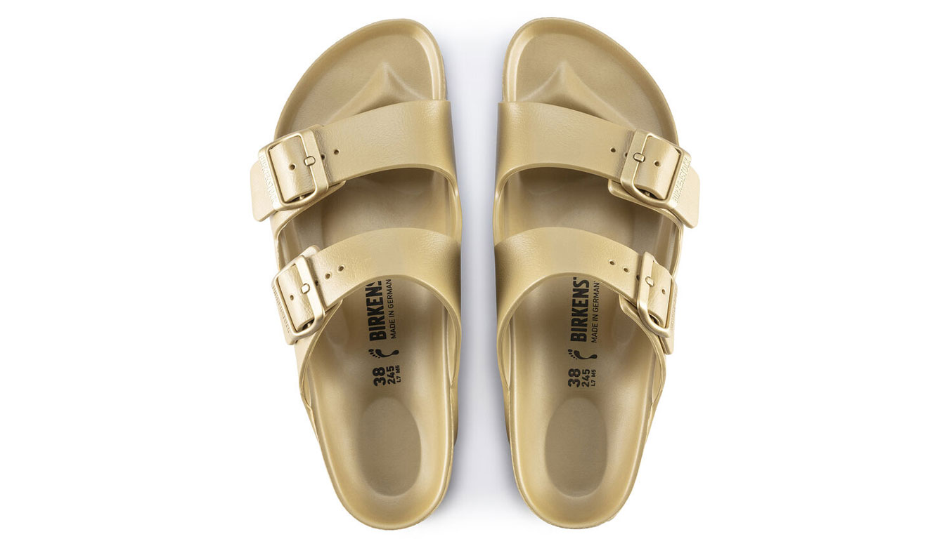 Birkenstock Arizona EVA Glamour Gold Narrow Fit Nők - Szandálok Birkenstock - Sárga - 1022465-3.5