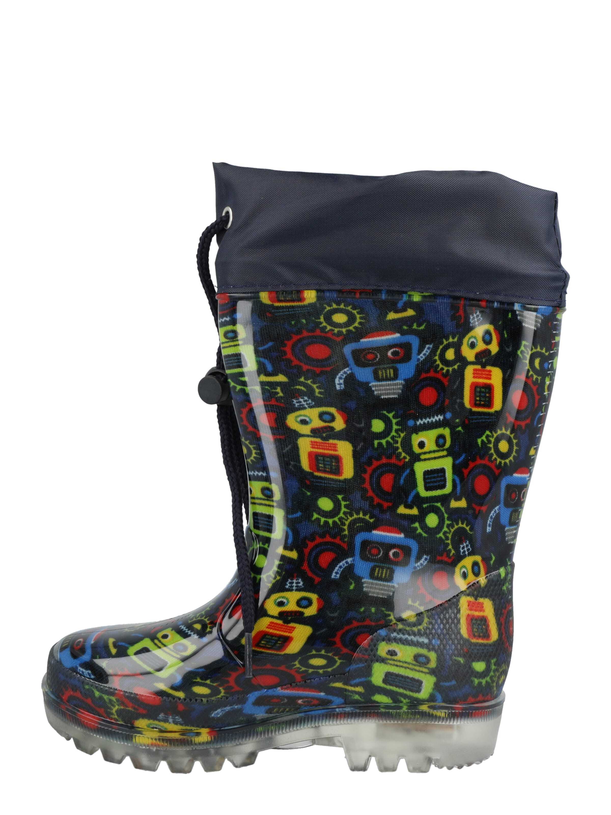 BECK Gumicsizmák sötétkék / sárga / zöld / piros