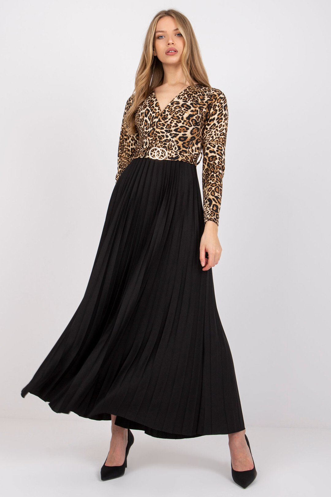 Glara Dress with leopard top