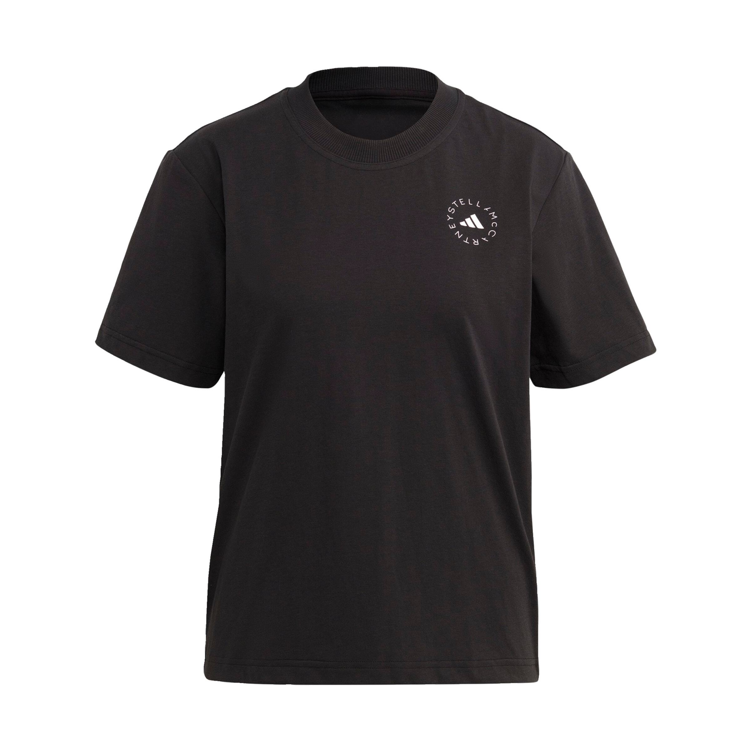 ADIDAS BY STELLA MCCARTNEY Funkcionális felső 'TrueCasuals' fekete / fehér