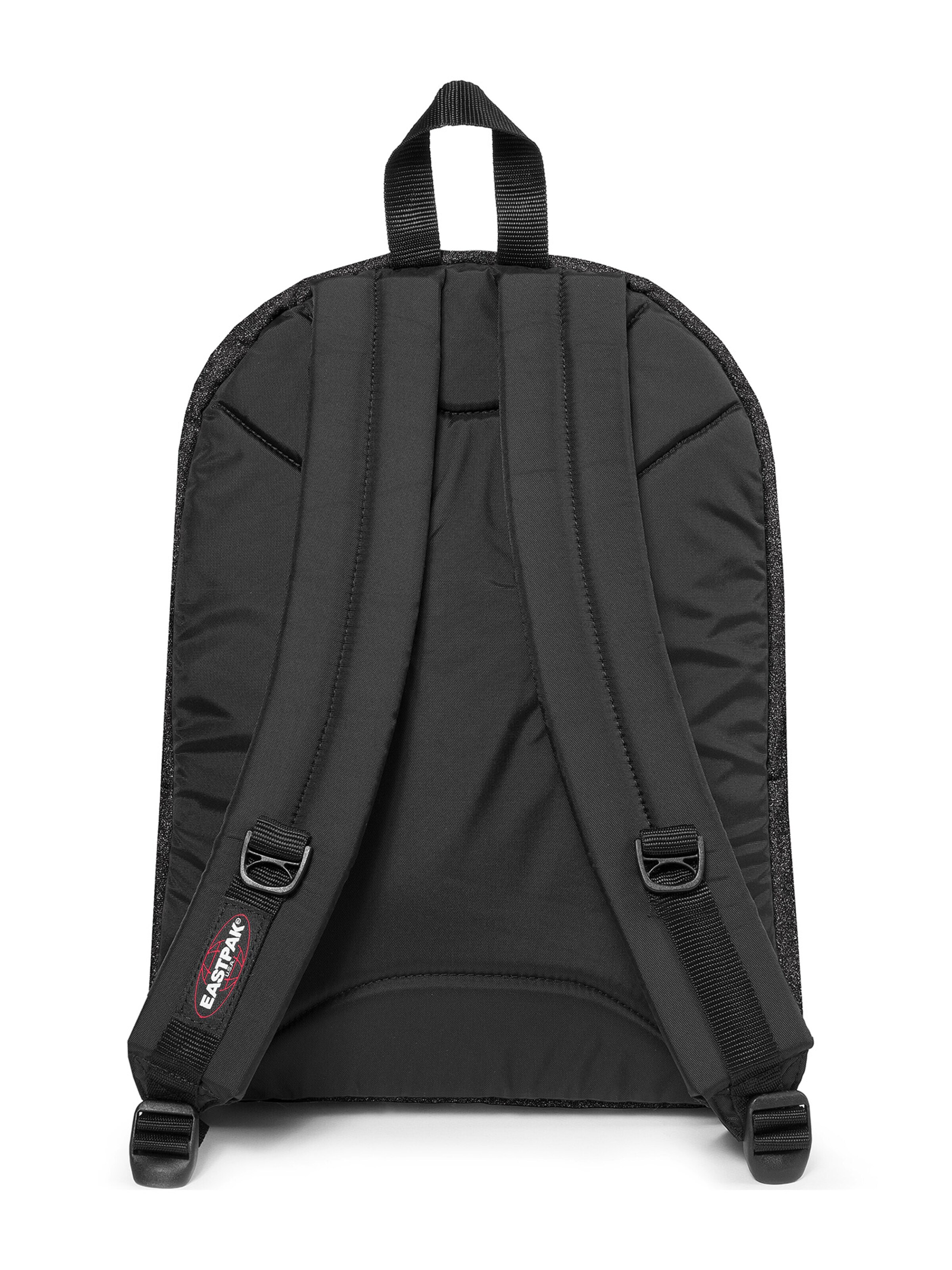 EASTPAK Hátizsák 'Pinnacle' szürke / piros / fekete / fehér