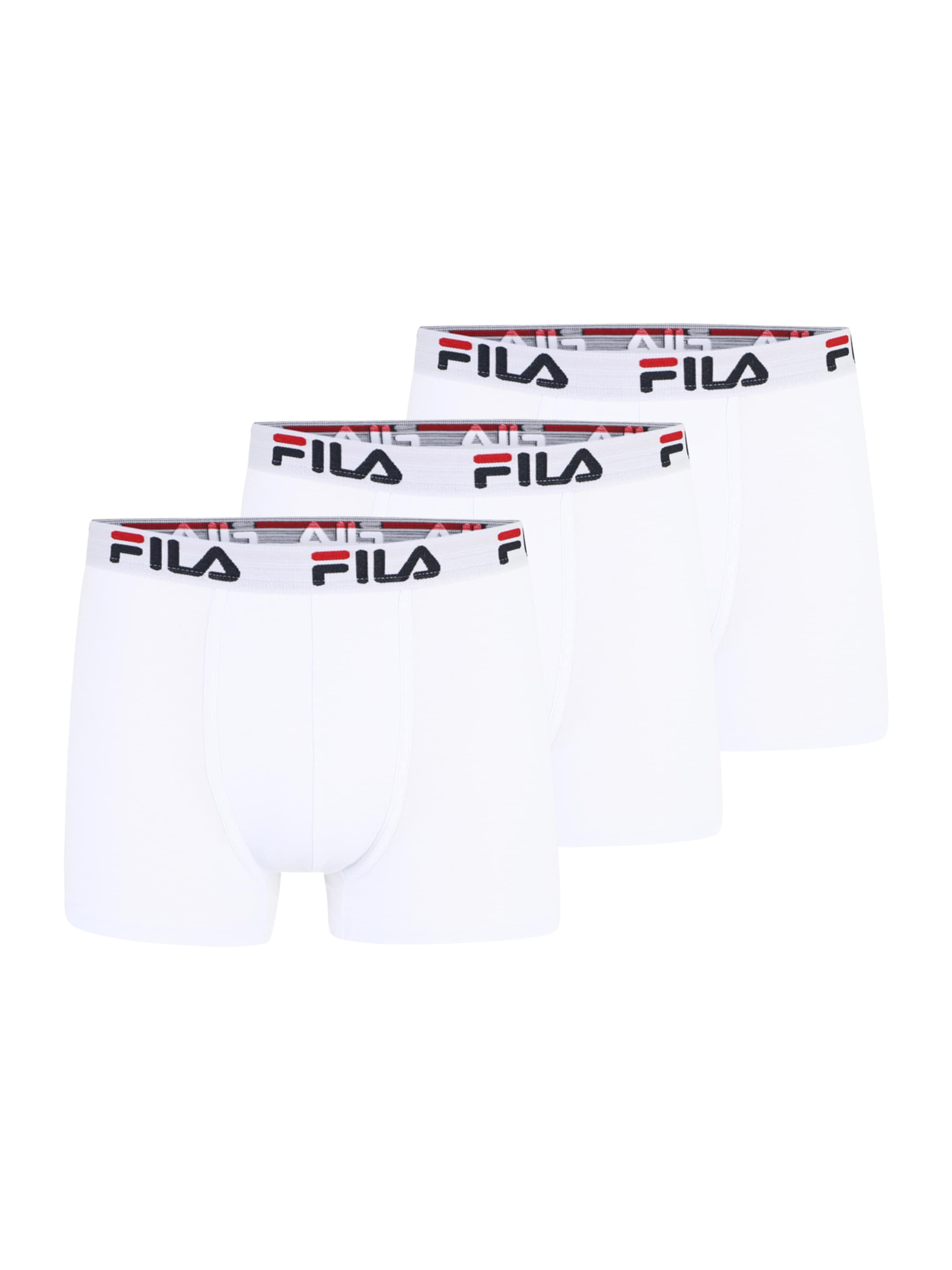 FILA Boxeralsók tűzpiros / fekete / fehér