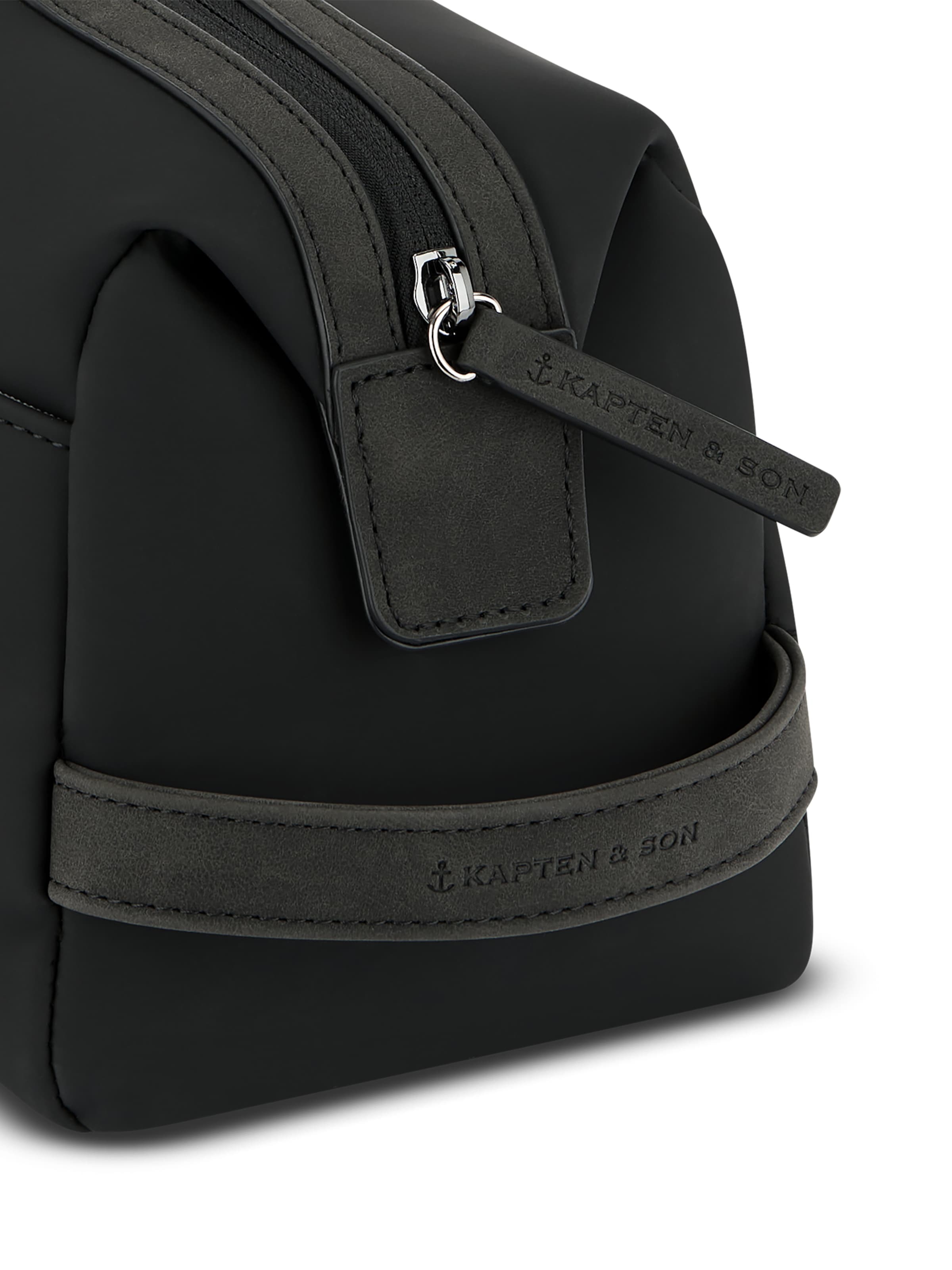 Kapten & Son Piperetáskák 'Windsor' ezüstszürke / fekete