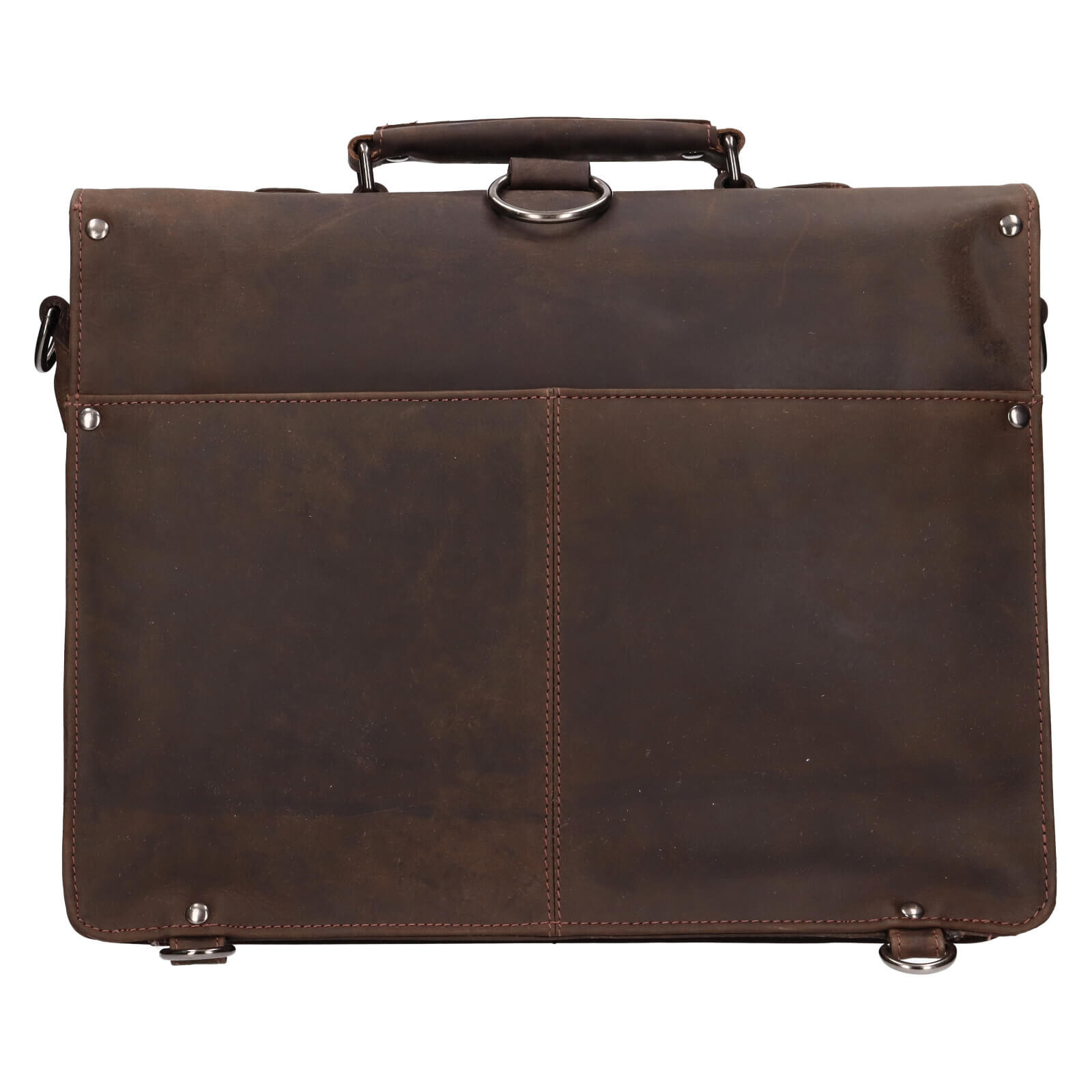 Férfi bőr aktatáska Greenwood Celestin - barna