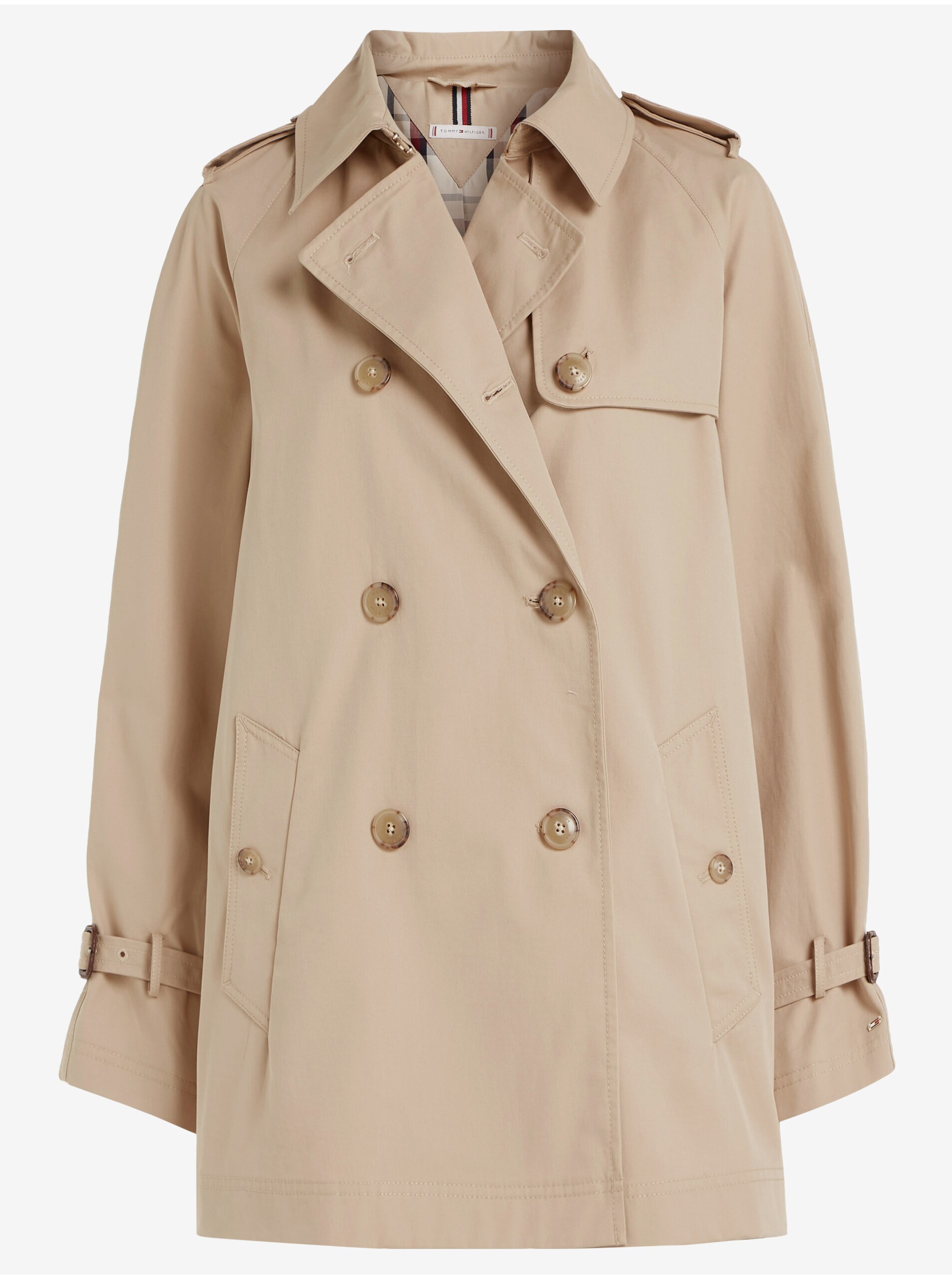 TOMMY HILFIGER WOMEN'S TRENCH COAT BEIGE