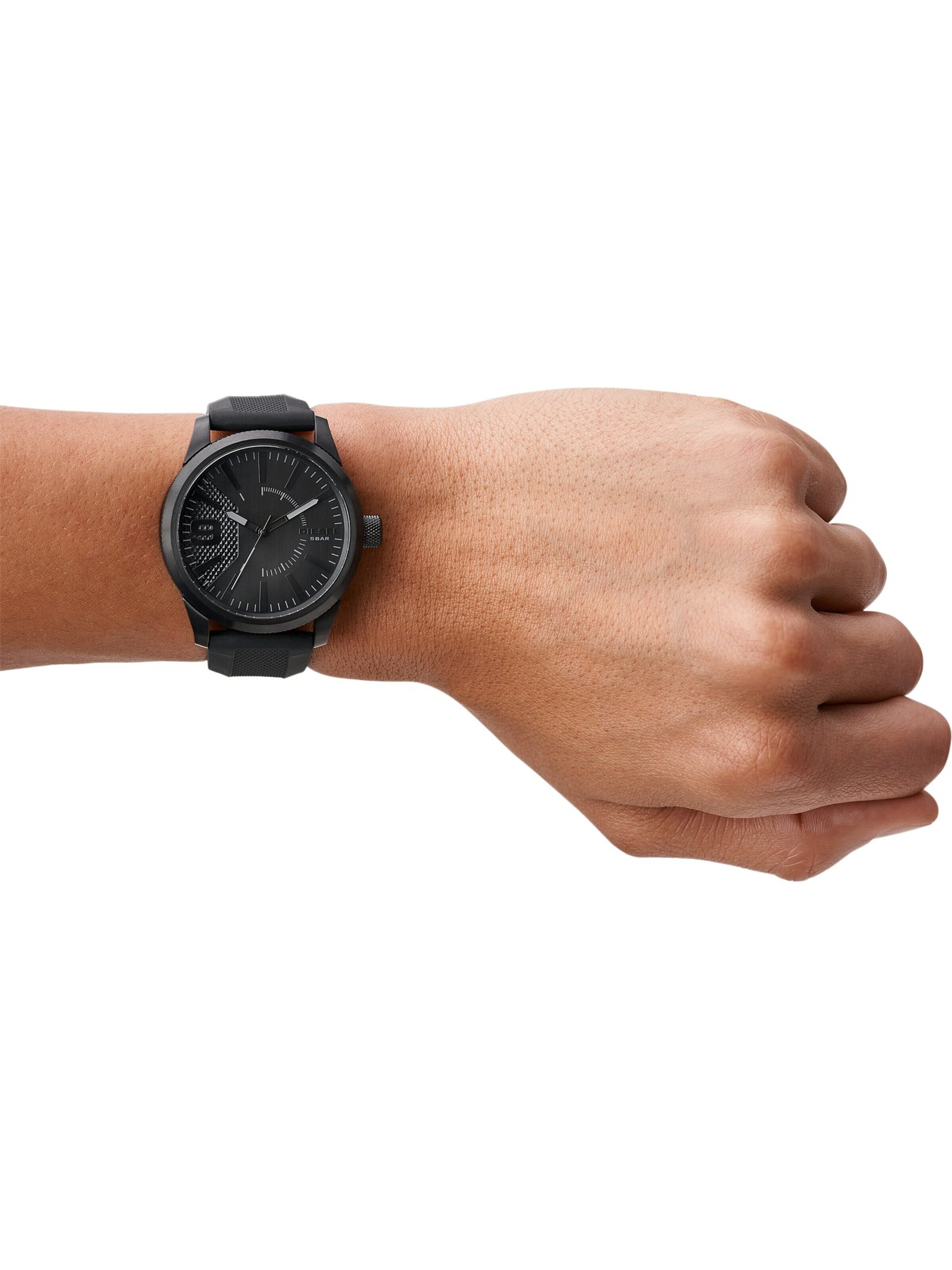 DIESEL Analóg órák szürke / fekete