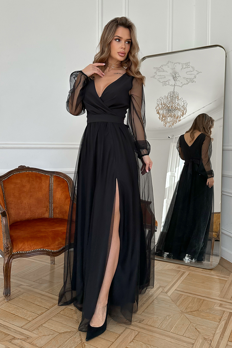 Glara Long dress with slit